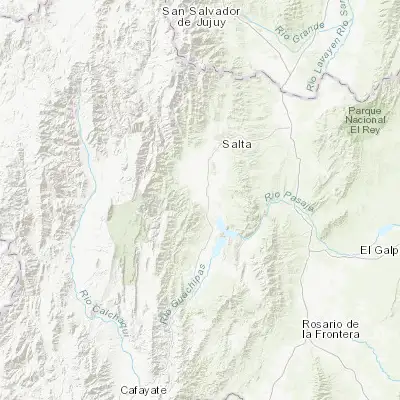 Map showing location of Chicoana (-25.105020, -65.534730)