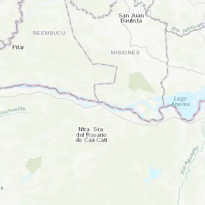 Map showing location of Itá Ibaté (-27.425730, -57.337580)