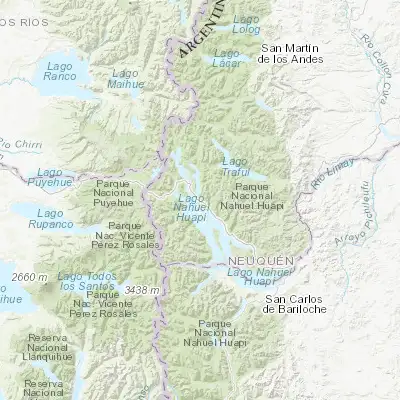 Map showing location of Villa La Angostura (-40.761730, -71.646310)