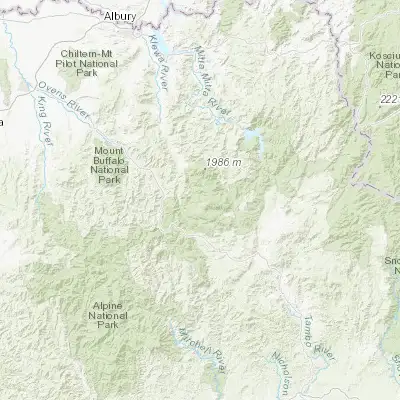 Map showing location of Falls Creek (-36.865350, 147.277820)