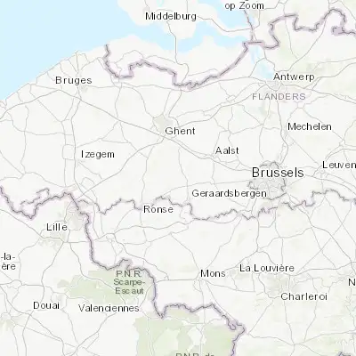 Map showing location of Erwetegem (50.855470, 3.814440)