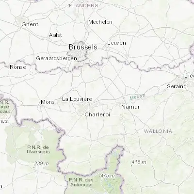 Map showing location of Ligny (50.512440, 4.577350)
