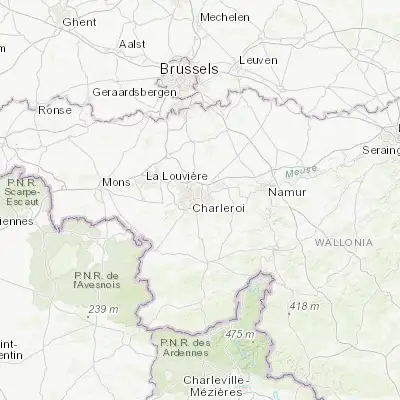 Map showing location of Montignies-sur-Sambre (50.410810, 4.491090)