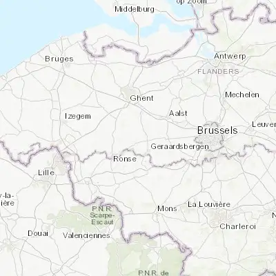 Map showing location of Sint-Maria-Oudenhove (50.833640, 3.795560)