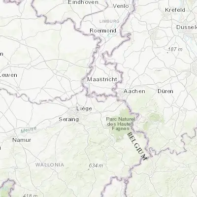 Map showing location of Sint-Pieters-Voeren (50.738630, 5.822240)