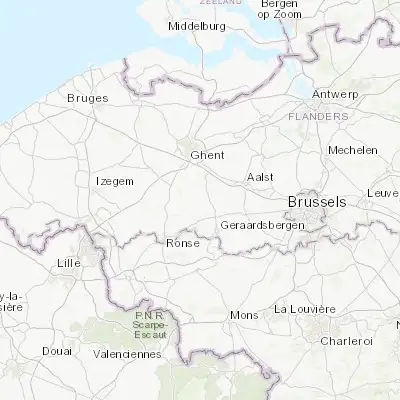 Map showing location of Velzeke-Ruddershove (50.882880, 3.782920)