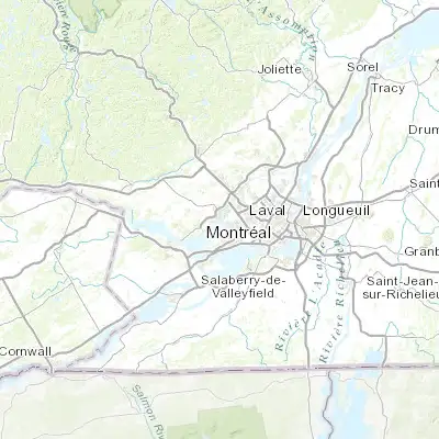 Map showing location of Deux-Montagnes (45.534550, -73.901680)