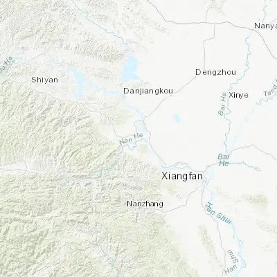 Map showing location of Gucheng Chengguanzhen (32.266040, 111.634760)