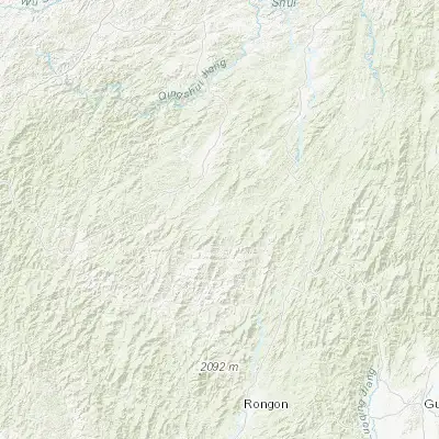 Map showing location of Shunhua (26.086000, 109.258920)