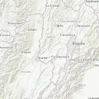 Map showing location of Apulo (4.519520, -74.592930)