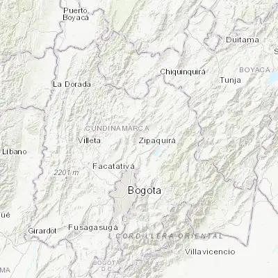 Map showing location of Cogua (5.060510, -73.979250)