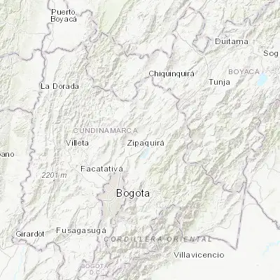 Map showing location of Nemocón (5.067670, -73.877690)