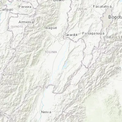 Map showing location of Purificación (3.858710, -74.931290)