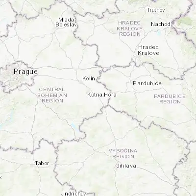 Map showing location of Čáslav (49.910990, 15.389720)