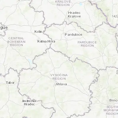 Map showing location of Chotěboř (49.720720, 15.670180)