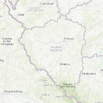 Map showing location of Holýšov (49.593610, 13.101290)