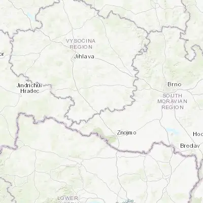 Map showing location of Jaroměřice nad Rokytnou (49.094080, 15.893310)