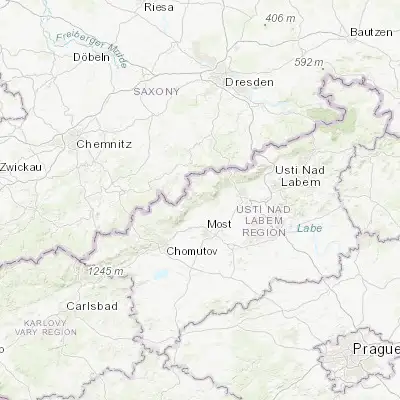 Map showing location of Meziboři (50.621150, 13.598700)