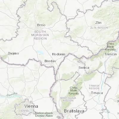 Map showing location of Moravská Nová Ves (48.803040, 17.013710)