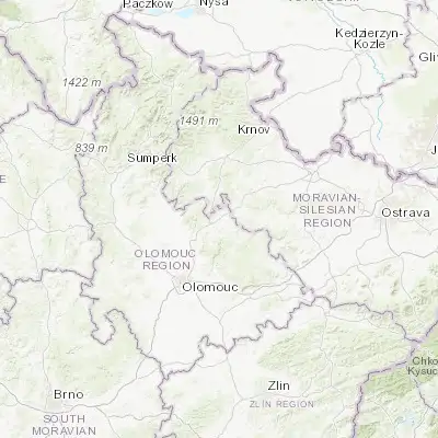 Map showing location of Moravský Beroun (49.793740, 17.442120)