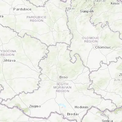 Map showing location of Rájec-Jestřebí (49.410940, 16.639020)