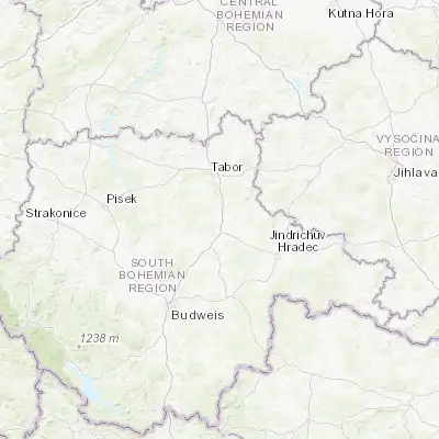 Map showing location of Soběslav (49.259930, 14.718610)