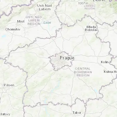 Map showing location of Staré Město (50.087000, 14.420240)