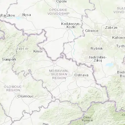 Map showing location of Štěpánkovice (49.957380, 18.037410)