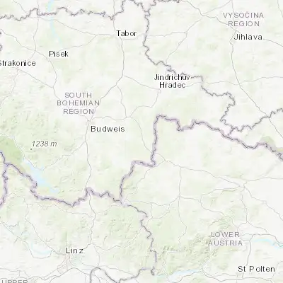 Map showing location of Suchdol nad Lužnicí (48.890000, 14.877200)