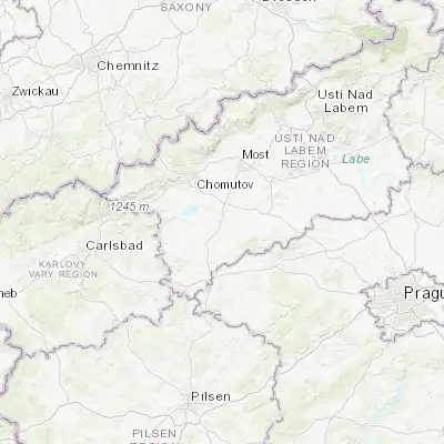 Map showing location of Žatec (50.327170, 13.545770)