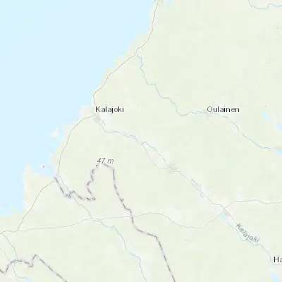 Map showing location of Alavieska (64.166670, 24.300000)