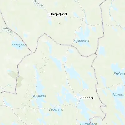 Map showing location of Pihtipudas (63.383330, 25.566670)