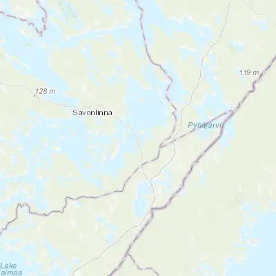 Map showing location of Punkaharju (61.758830, 29.388430)