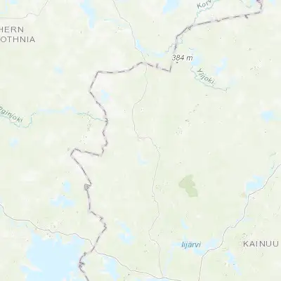 Map showing location of Puolanka (64.866670, 27.666670)