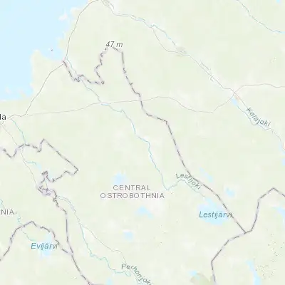 Map showing location of Toholampi (63.766670, 24.250000)