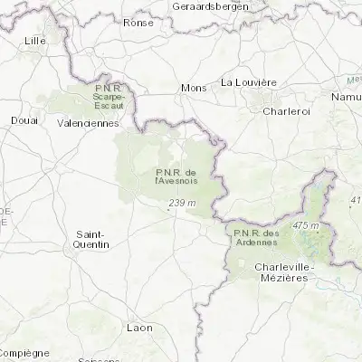 Map showing location of Avesnelles (50.117820, 3.946740)