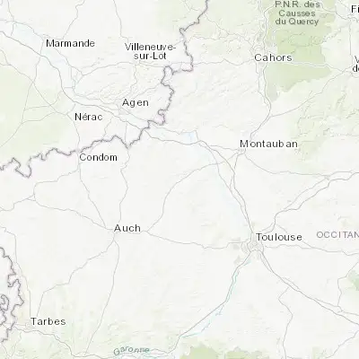 Map showing location of Beaumont-de-Lomagne (43.883030, 0.987680)
