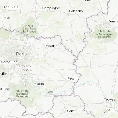 Map showing location of Boissy-le-Châtel (48.820730, 3.136510)