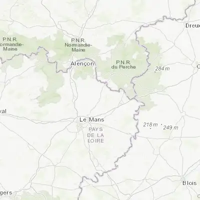 Map showing location of Bonnétable (48.179020, 0.425800)