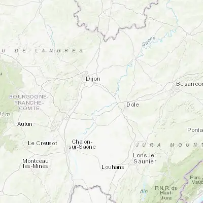 Map showing location of Brazey-en-Plaine (47.137840, 5.215380)