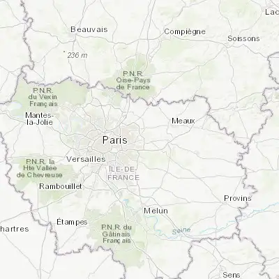 Map showing location of Brou-sur-Chantereine (48.883330, 2.633330)