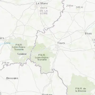 Map showing location of Cinq-Mars-la-Pile (47.346380, 0.458730)
