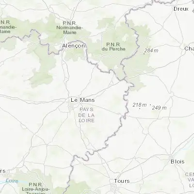Map showing location of Connerré (48.060030, 0.492370)