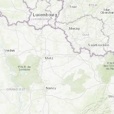 Map showing location of Courcelles-Chaussy (49.109400, 6.401530)