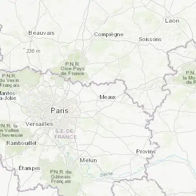Map showing location of Crégy-lès-Meaux (48.976480, 2.874830)