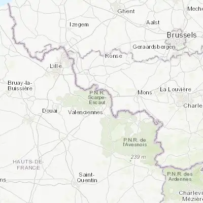 Map showing location of Escautpont (50.418750, 3.553410)