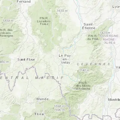 Map showing location of Espaly-Saint-Marcel (45.047900, 3.865570)