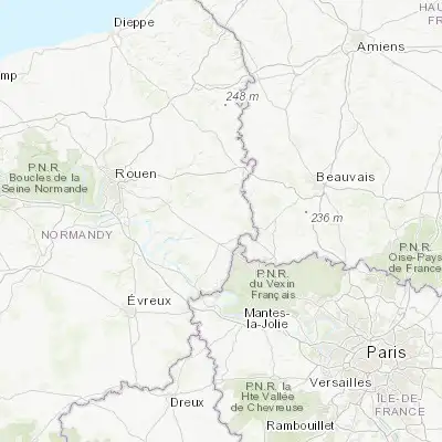 Map showing location of Étrépagny (49.306230, 1.611390)