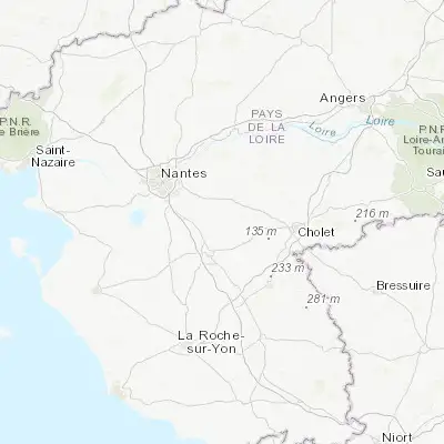 Map showing location of Gétigné (47.075840, -1.249780)