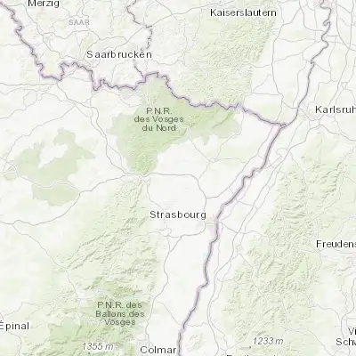 Map showing location of Hochfelden (48.757380, 7.567690)
